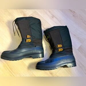 BAFFIN Men’s Size 12 Brown & Dark Green Arctic Winter Boots with Padded Inserts